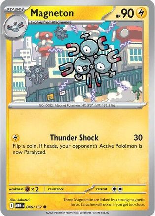 Magneton 046 - Reverse Holofoil ME01 Mega Evolution - Common