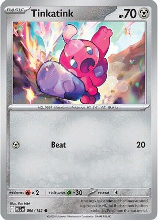 Tinkatink 096 - Reverse Holofoil ME01 Mega Evolution - Common