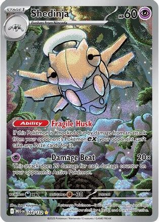 Shedinja 144/132 - Holofoil ME01 Mega Evolution - Shiny Rare