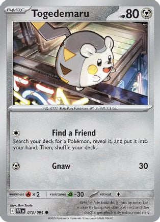 Togedemaru 073/094 ME02 Phantasmal Flames - Common