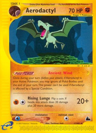 Aerodactyl 001 Skyridge - Rare
