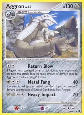 Aggron 014 Rising Rivals - Rare