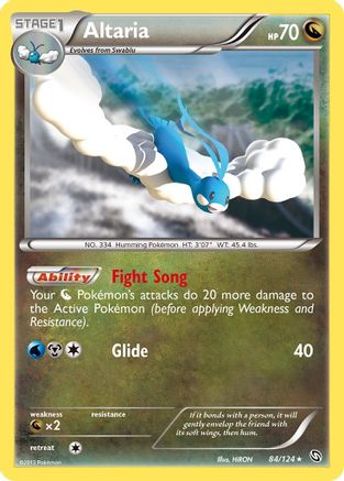 Altaria 084 - Reverse Holofoil Dragons Exalted - Holo Rare