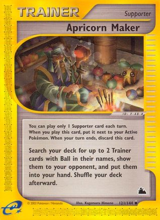 Apricorn Maker 121 - Reverse Holofoil Skyridge - Uncommon