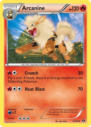 Arcanine (13) 013/99 Next Destinies - Uncommon