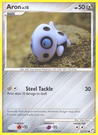 Aron 071/123 Mysterious Treasures - Common