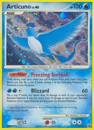 Articuno 001 - Reverse Holofoil Majestic Dawn - Holo Rare