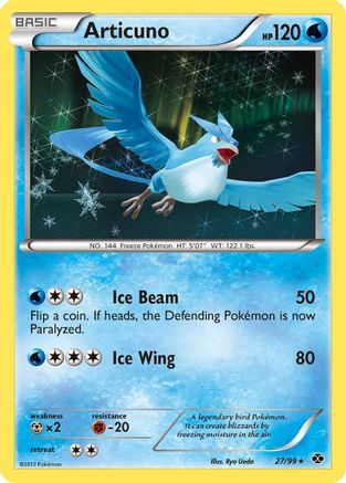 Articuno 027/99 - Holofoil Next Destinies - Holo Rare