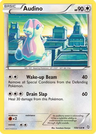 Audino 108 Dragons Exalted - Uncommon