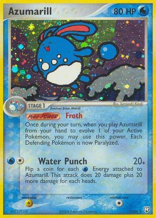 Azumarill 001 Team Rocket Returns - Holo Rare