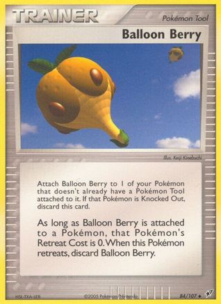 Balloon Berry 084 - Reverse Holofoil Deoxys - Uncommon