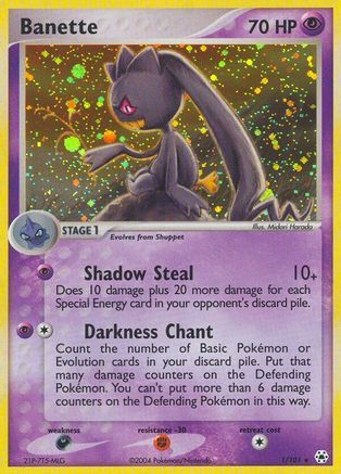 Banette 001 - Reverse Holofoil Hidden Legends - Holo Rare