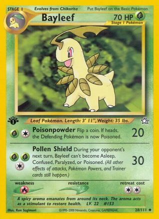 Bayleef (28) 028/111 - Unlimited Neo Genesis - Uncommon