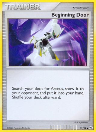 Beginning Door 082 - Reverse Holofoil Arceus - Uncommon