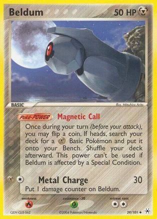 Beldum 029/101 - Reverse Holofoil Hidden Legends - Uncommon