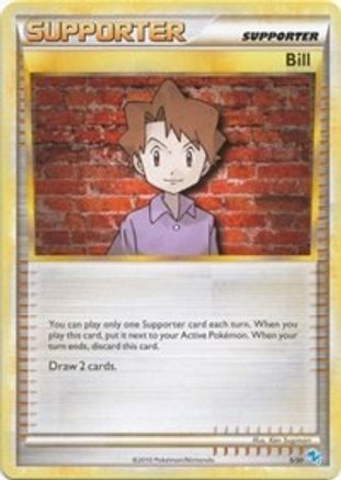 Bill (#5) 005 HGSS Trainer Kit Gyarados & Raichu - Common