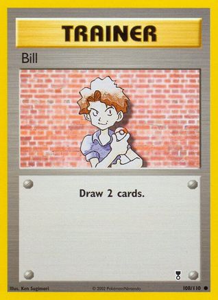 Bill 108/110 - Reverse Holofoil Legendary Collection - Common