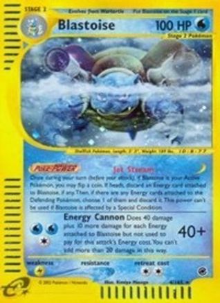 Blastoise (4) 004 - Holofoil Expedition - Holo Rare