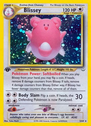 Blissey 002/64 - Unlimited Holofoil Neo Revelation - Holo Rare