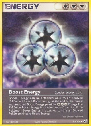 Boost Energy 093 - Reverse Holofoil Deoxys - Uncommon