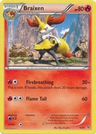 Braixen 009 Kalos Starter Set - Common