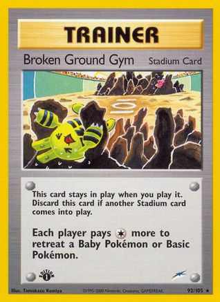 Broken Ground Gym 092 - Unlimited Neo Destiny - Rare