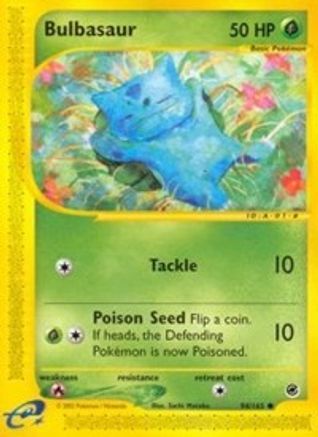 Bulbasaur (94) 094/165 - Reverse Holofoil Expedition - Common