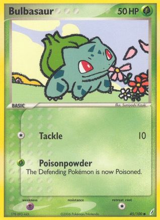 Bulbasaur 045/100 Crystal Guardians - Common