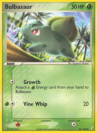 Bulbasaur 046/100 Crystal Guardians - Common