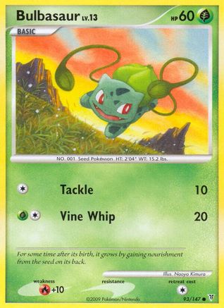 Bulbasaur 093 - Reverse Holofoil Supreme Victors - Common