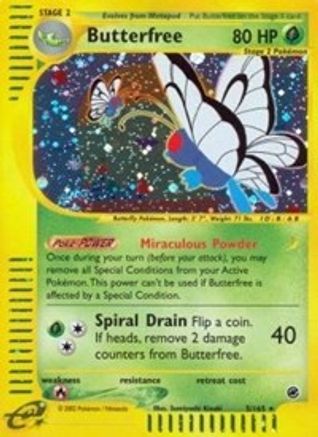 Butterfree (5) 005 - Holofoil Expedition - Holo Rare