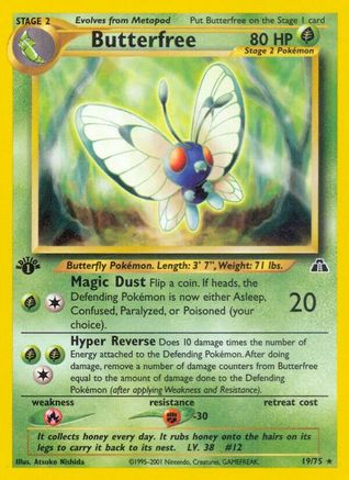 Butterfree 019/75 - Unlimited Neo Discovery - Rare