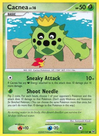 Cacnea 067 - Reverse Holofoil Platinum - Common
