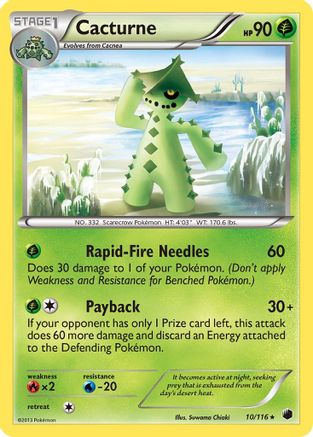 Cacturne 010 Plasma Freeze - Rare