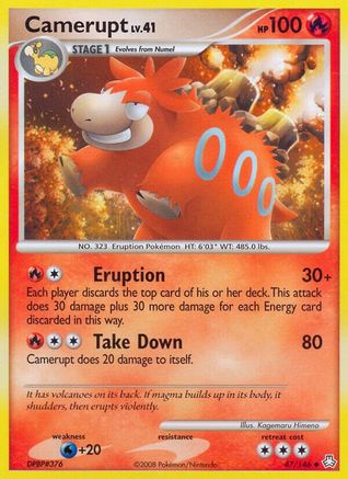 Camerupt 047 Legends Awakened - Uncommon