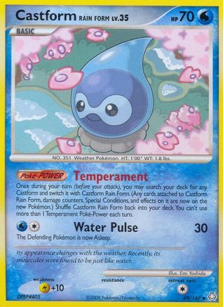 Castform Rain Form 049 - Reverse Holofoil Legends Awakened - Uncommon