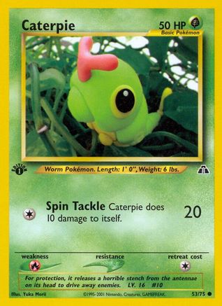 Caterpie 053/75 - Unlimited Neo Discovery - Common