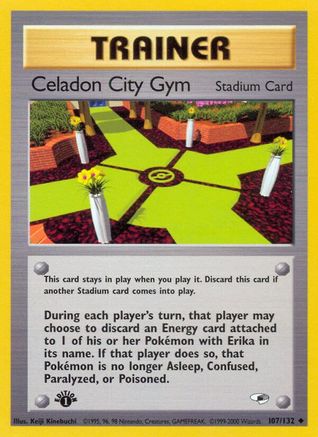 Celadon City Gym 107/132 - Unlimited Gym Heroes - Uncommon
