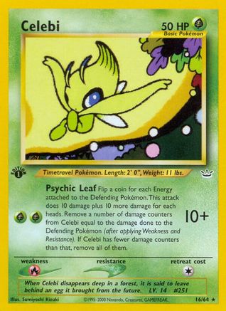 Celebi (16) 016/64 - Unlimited Neo Revelation - Rare