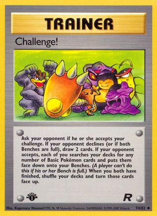 Challenge! 074/82 - 1st Edition Team Rocket - Uncommon