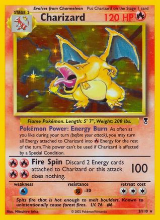Charizard 003 - Reverse Holofoil Legendary Collection - Holo Rare
