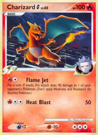 Charizard G 020 - Reverse Holofoil Supreme Victors - Rare