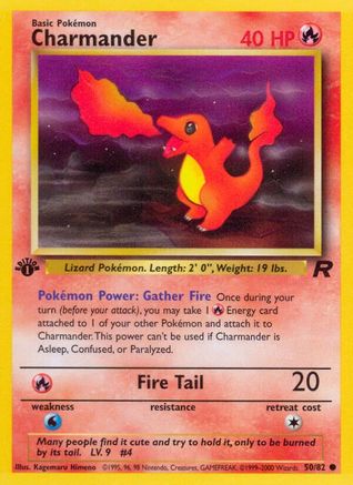 Charmander 050/82 - Unlimited Team Rocket - Common