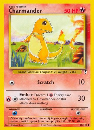 Charmander 070/110 - Reverse Holofoil Legendary Collection - Common