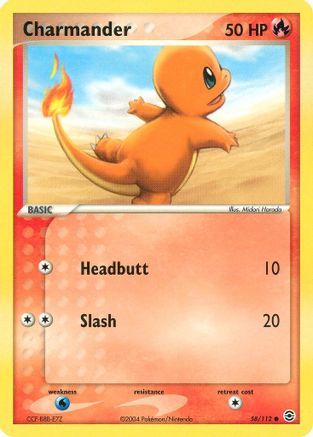 Charmander 058/112 FireRed & LeafGreen - Common