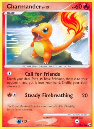 Charmander 059/99 - Reverse Holofoil Arceus - Common