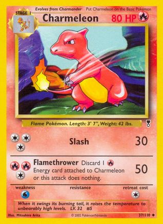 Charmeleon 037/110 - Reverse Holofoil Legendary Collection - Uncommon