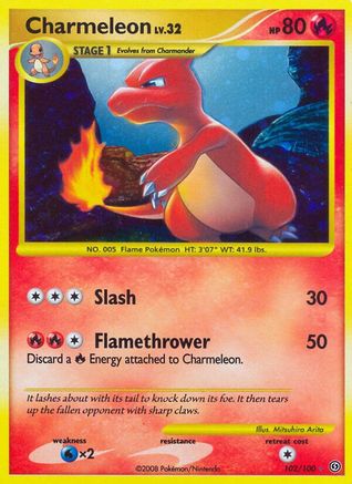 Charmeleon 102 - Holofoil Stormfront - Secret Rare