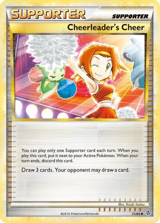 Cheerleader's Cheer 071 - Reverse Holofoil Unleashed - Uncommon