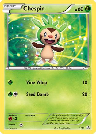 Chespin XY01 - Holofoil XY Promos - Promo
